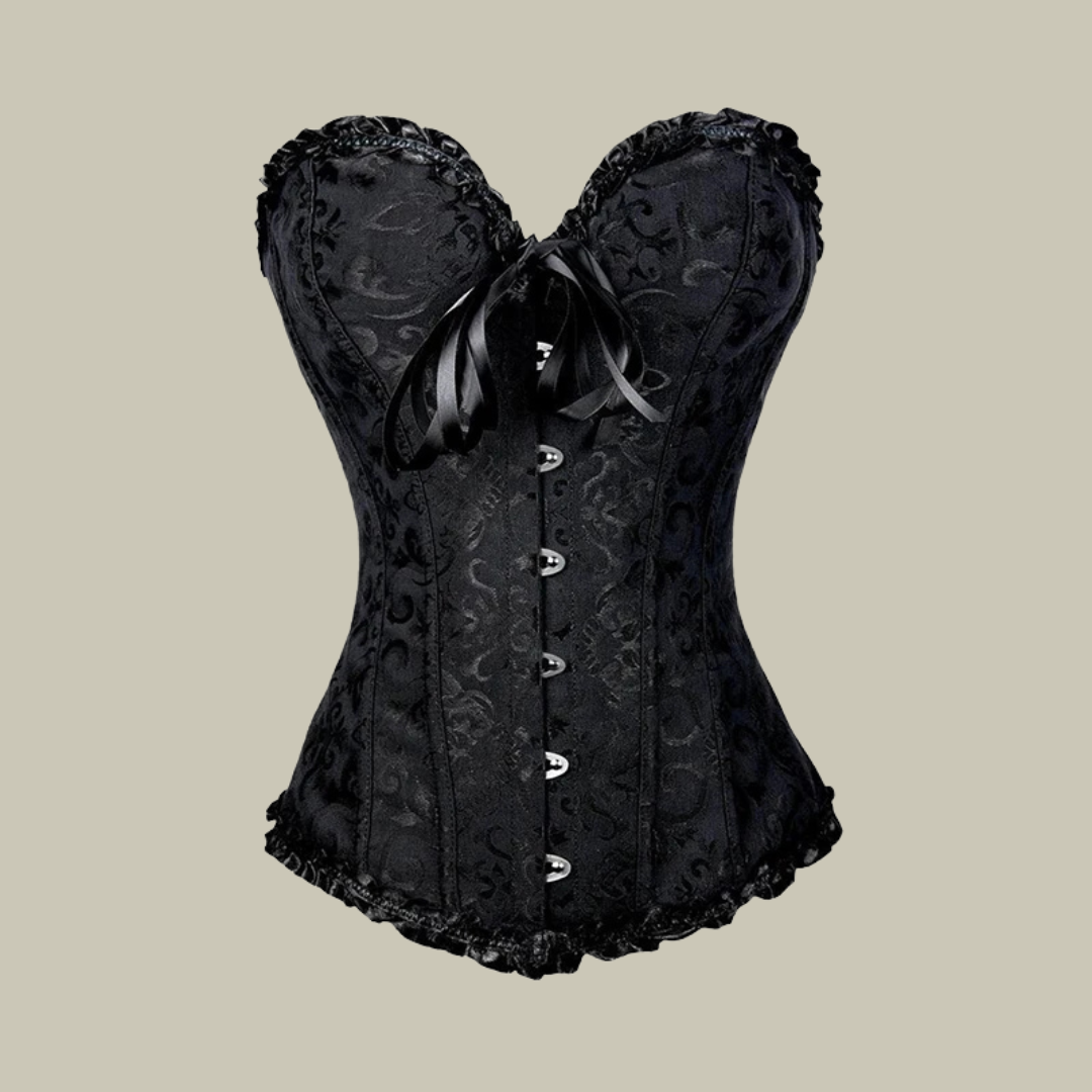 Celeste Luxe Satijnen Corset met Romantische Details