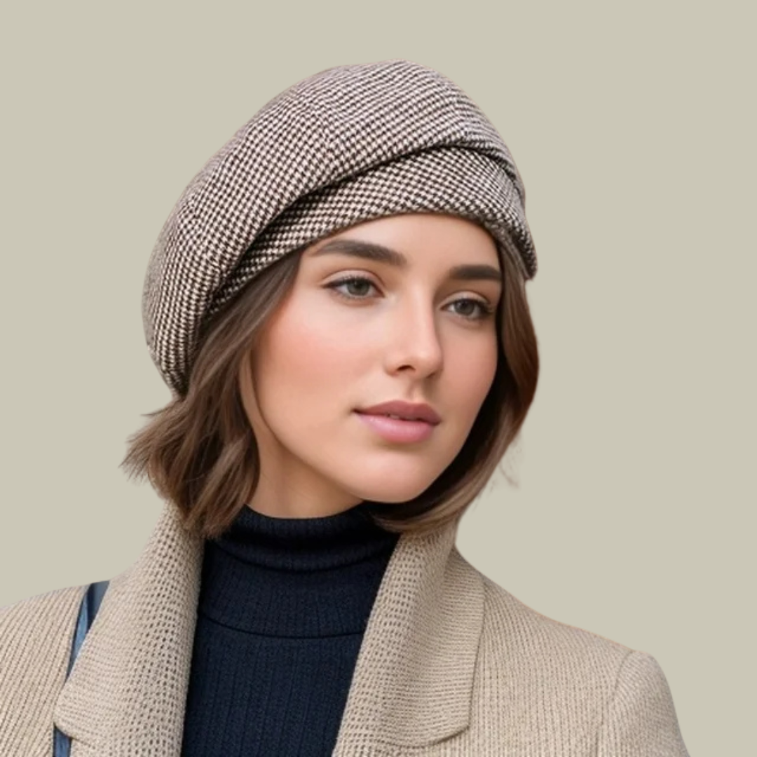 Sophie Classic Wool Beret for Autumn