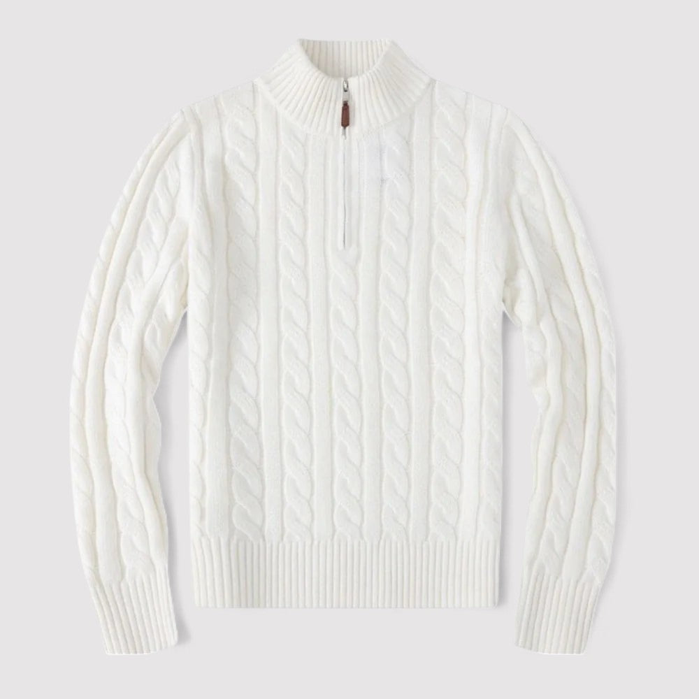 Luna Half-Zip Sweater | Luxe Verbier Ladies Sweater