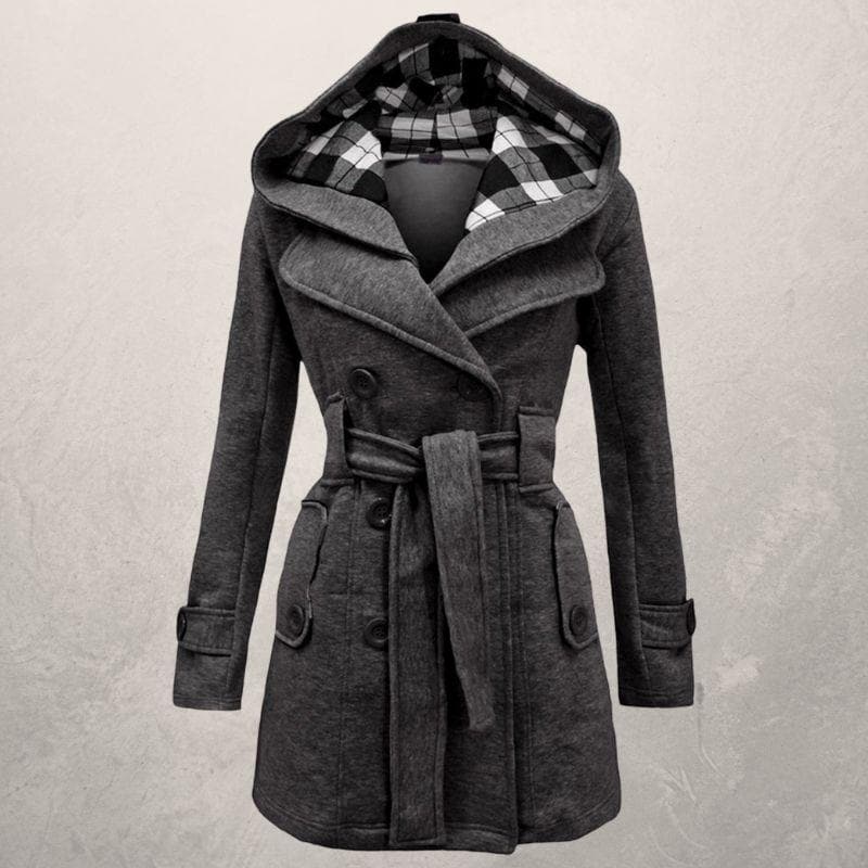Yara Luxe Wintermantel voor Dames - Elegant en Warm met Comfortabele Pasvorm