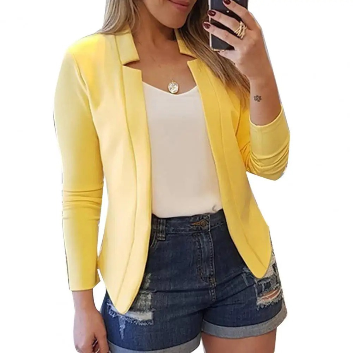 Emma Elegante Blazer Voor Werk en Gelegenheden