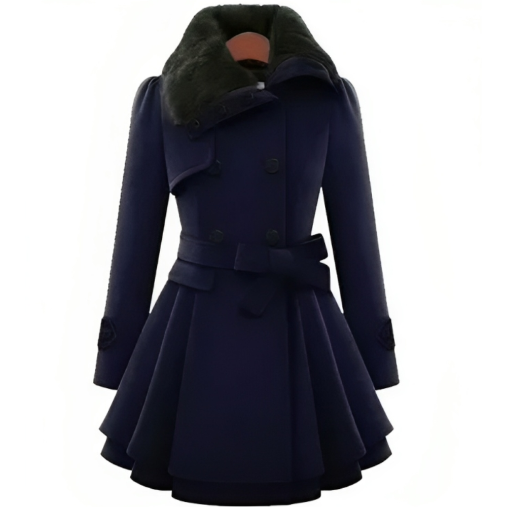 Vivienne Luxe Getailleerde Trenchcoat Jas