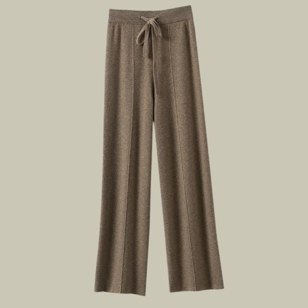Claire Luxe Slim-Fit Kasjmier Broek