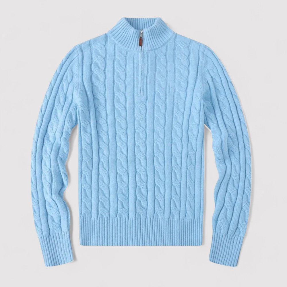 Luna Half-Zip Sweater | Luxe Verbier Ladies Sweater