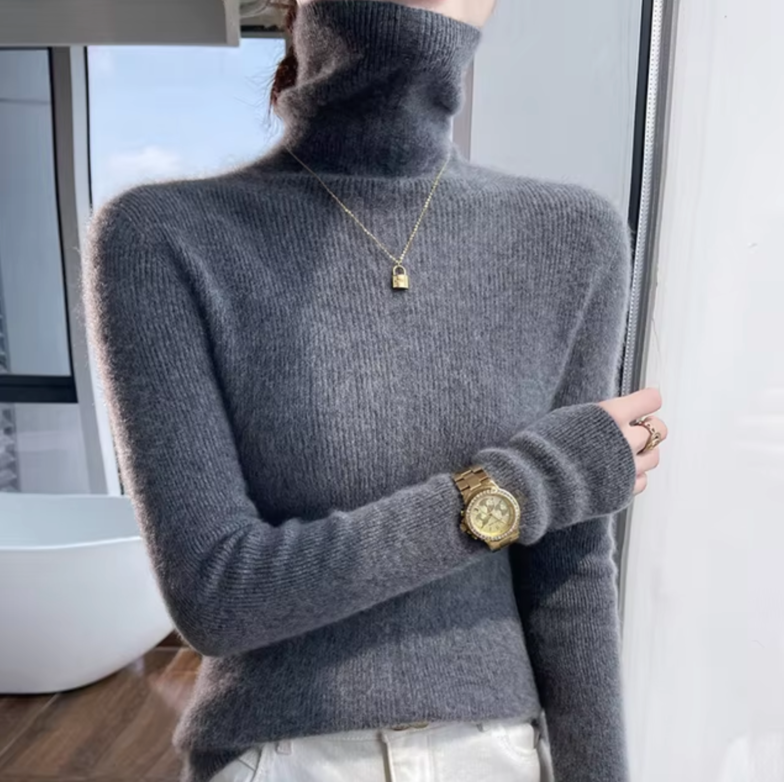 Athena Luxe Coltrui in Wol en Kasjmier