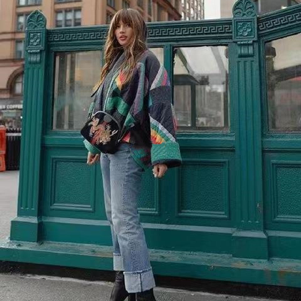 De Aria - Kunstzinnige Patchwork Jas