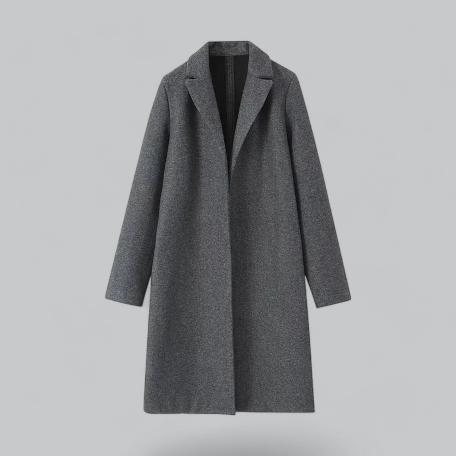 Camille - Elegante Open V-Hals Trenchcoat met Tijdloze Pasvorm