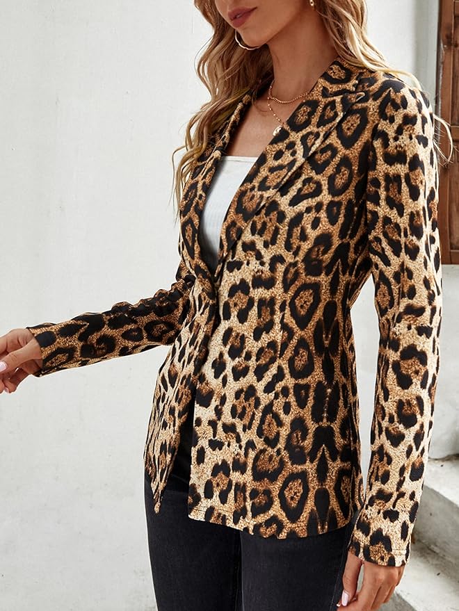 Felice | Luxueuze Leopard Blazer