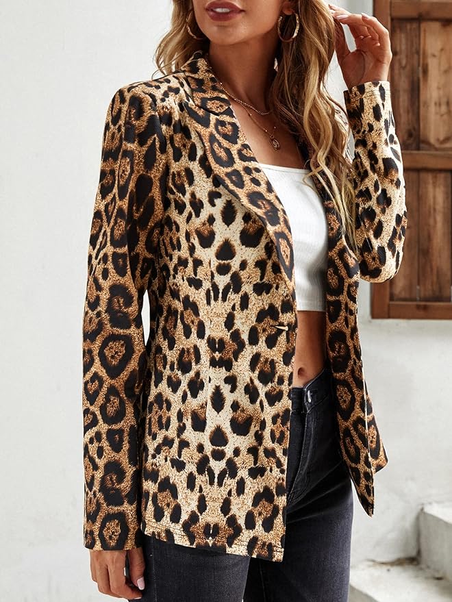 Felice | Luxueuze Leopard Blazer