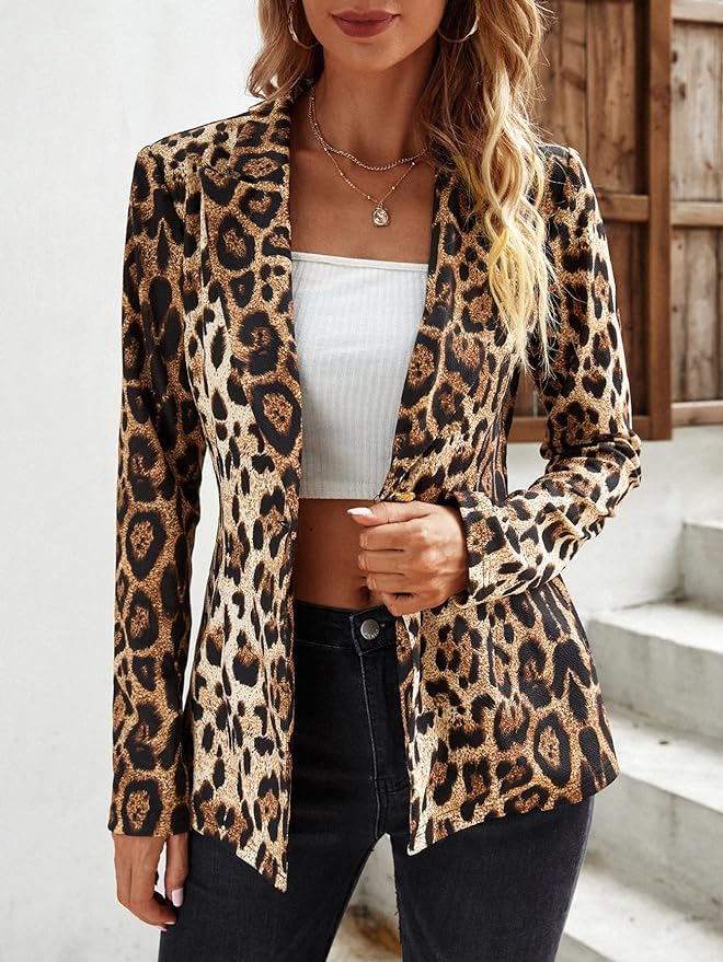 Felice | Luxueuze Leopard Blazer