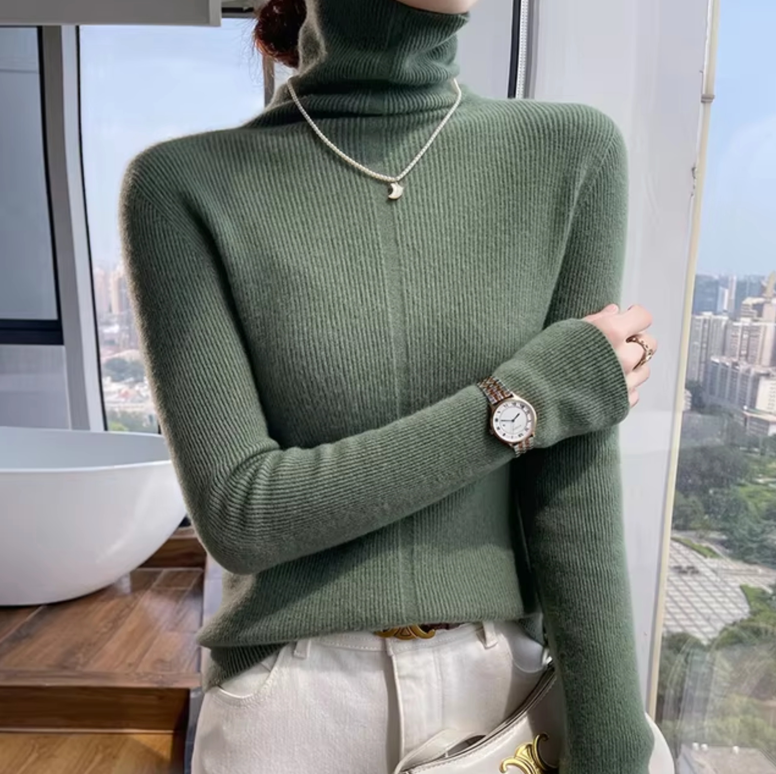 Athena Luxe Coltrui in Wol en Kasjmier