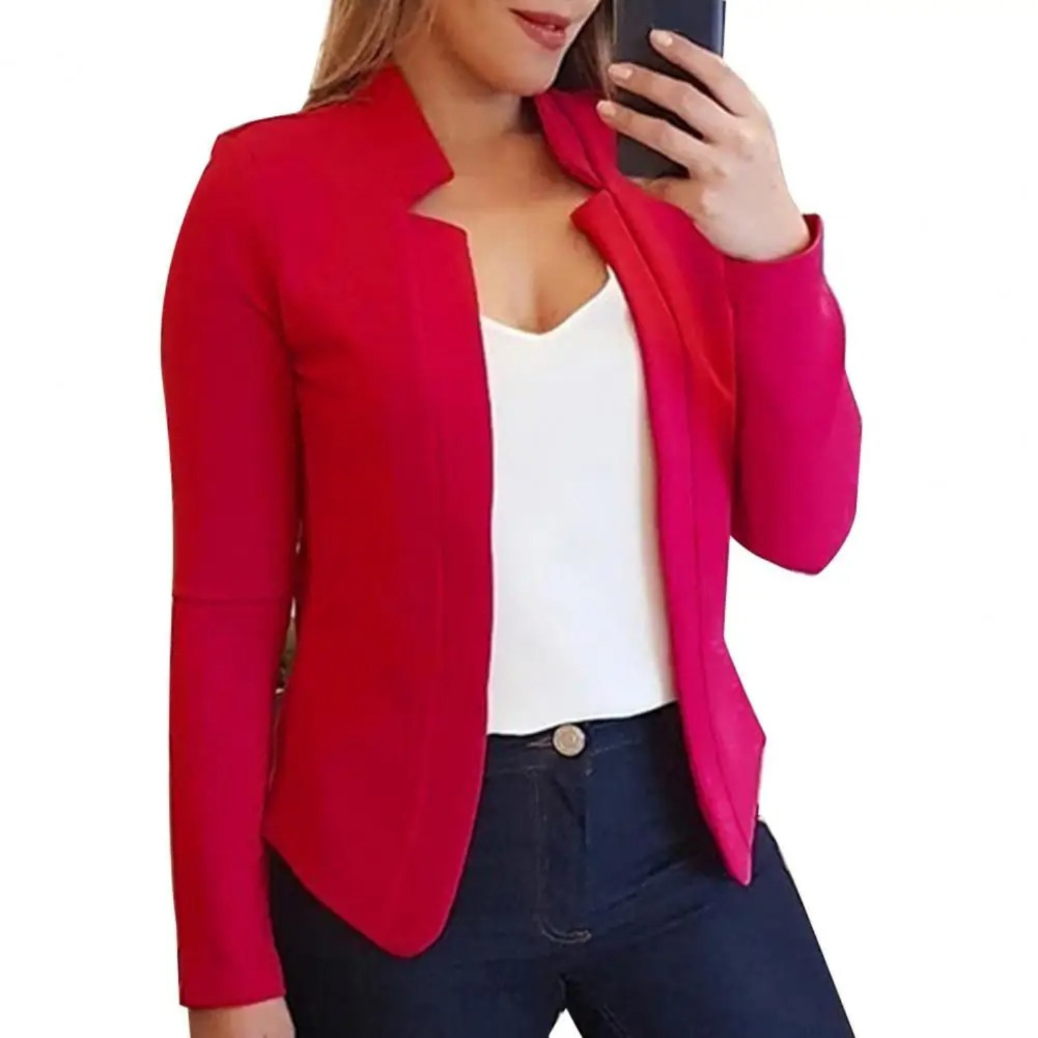 Emma Elegante Blazer Voor Werk en Gelegenheden
