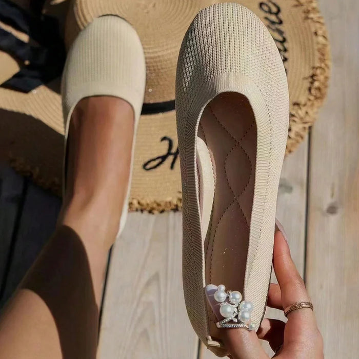 Emma Comfortabele Antislip Leren Instappers