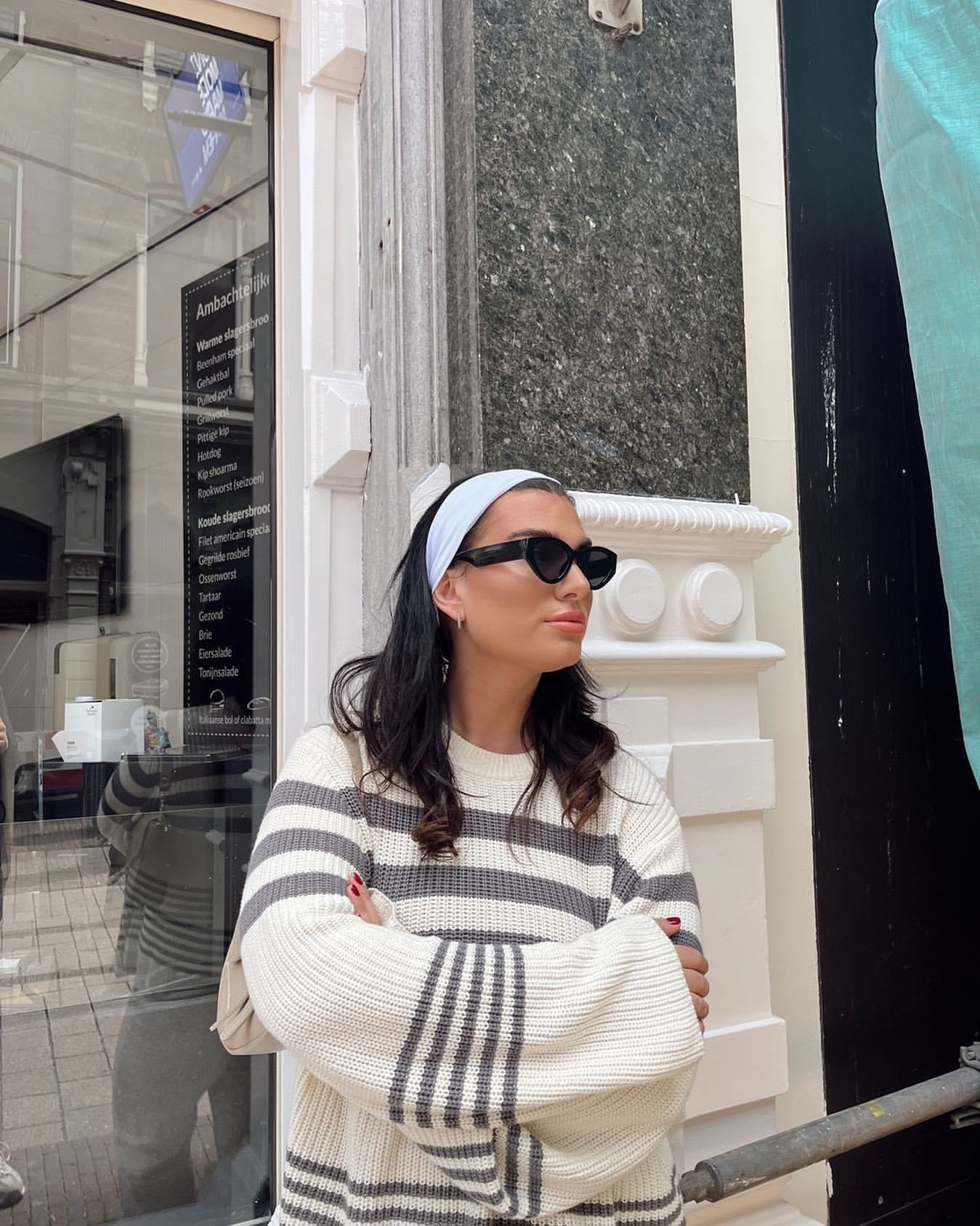 Amara Gestreepte Knit Pullover | Tijdloze Stijl en Comfort