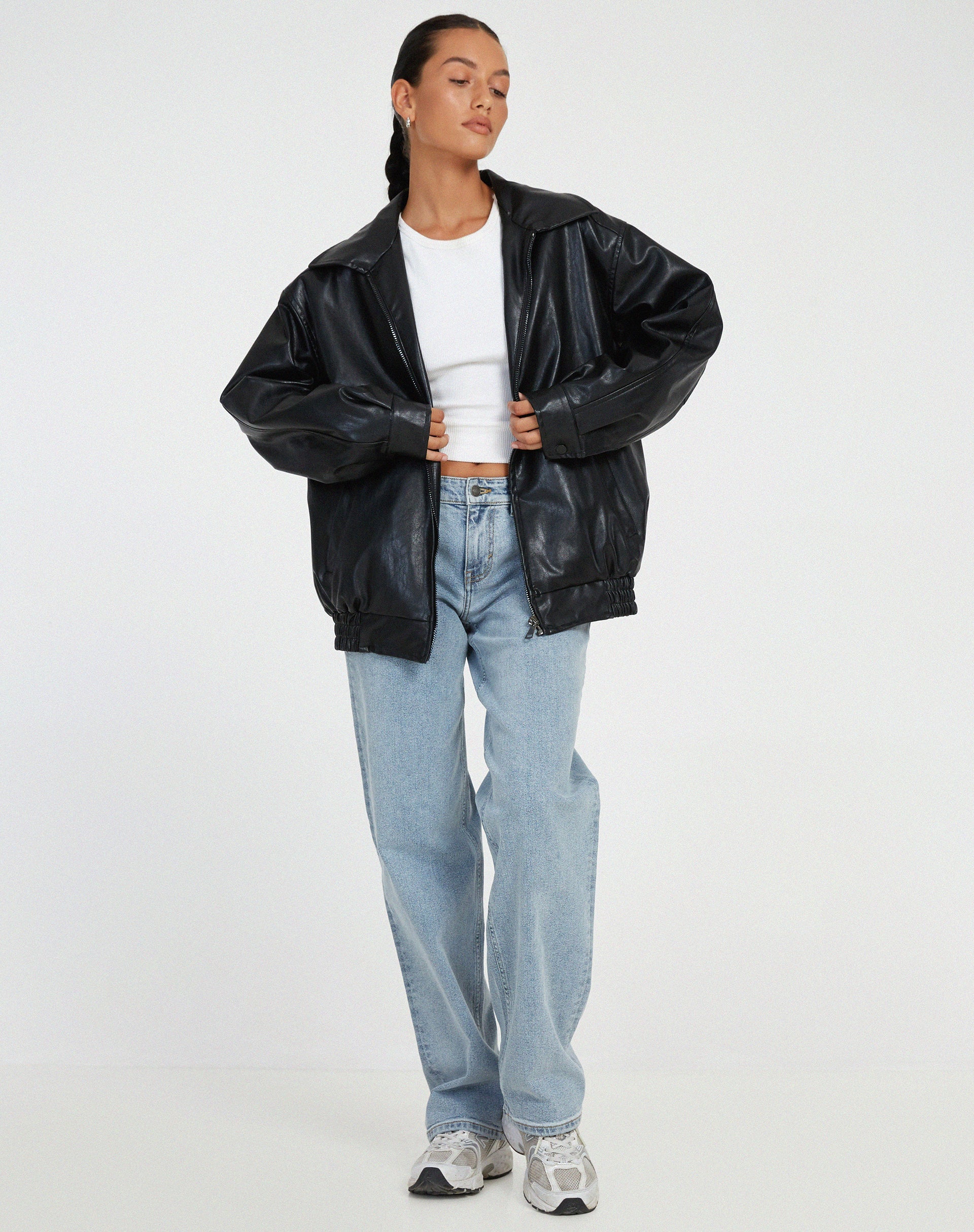 Lara Oversized Leren Jas