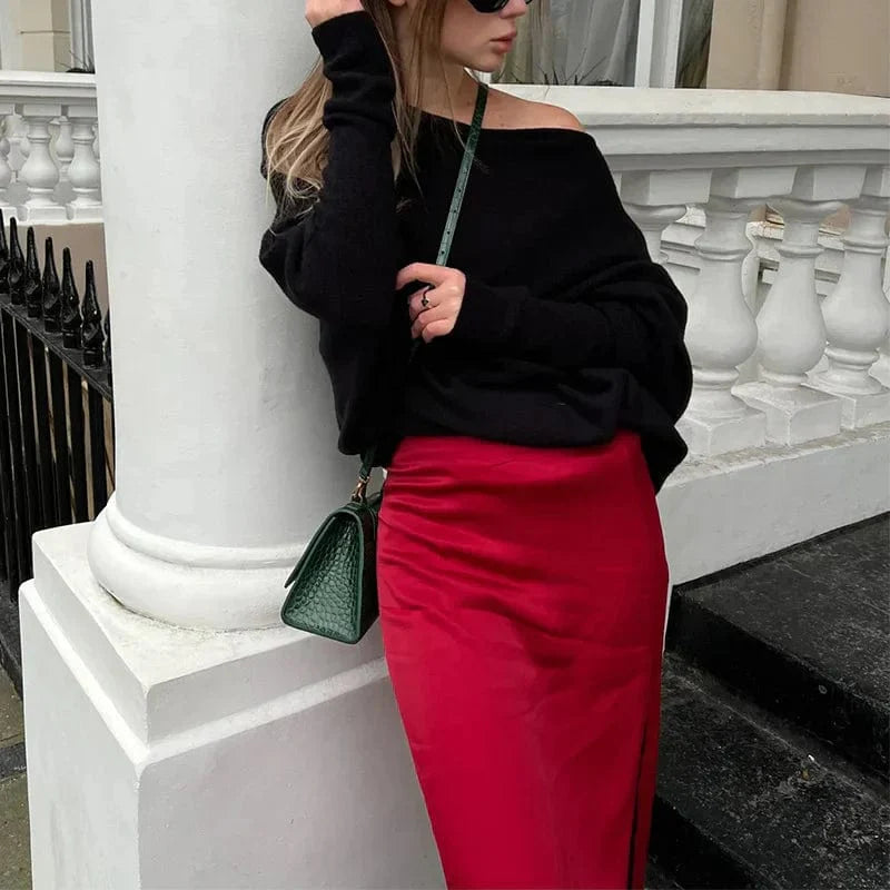 Nina - Elegante Loose Sweater voor Herfst en Comfort