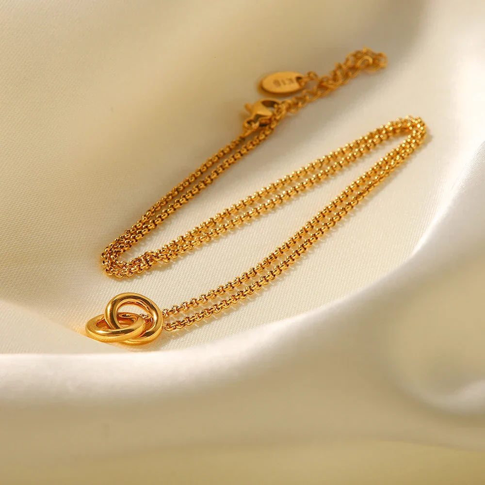 Linked Infinity Chain - Gold