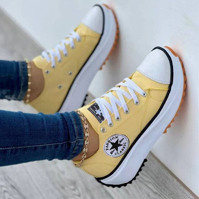 Lena Comfortabele Platform Sneakers – Trendy & Veelzijdig