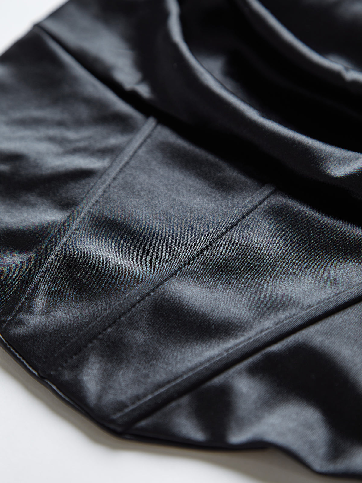 Amara Satin Corset Top with Diamond Details