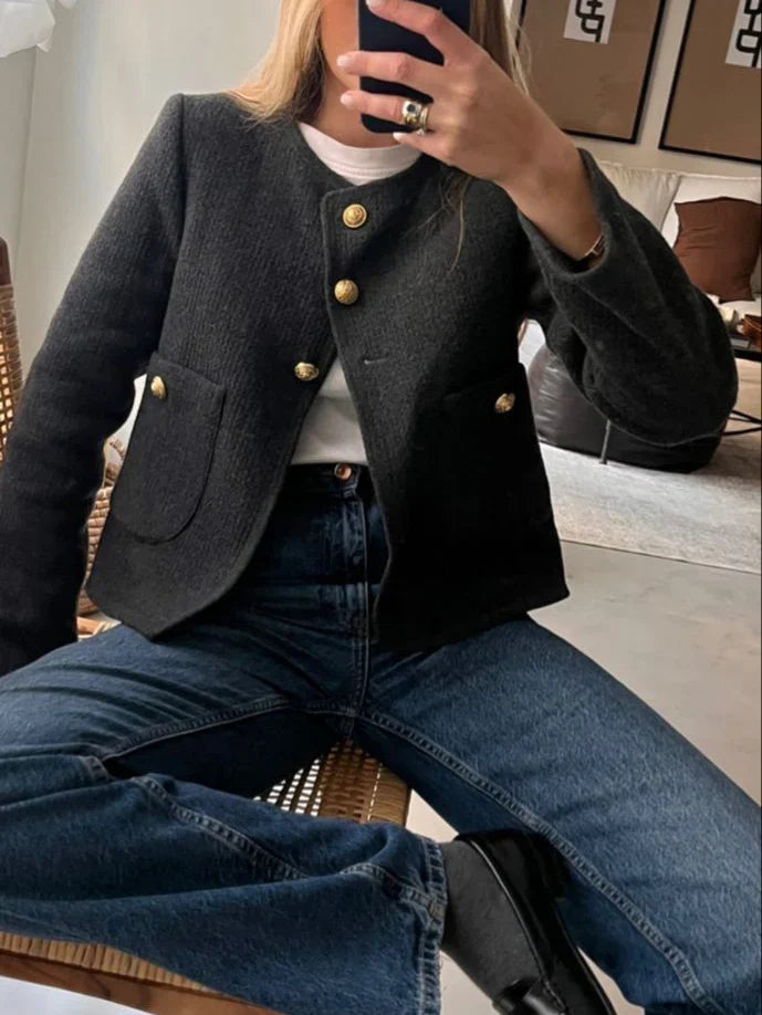 Oldmoney Esthetiek Tweed Blazer
