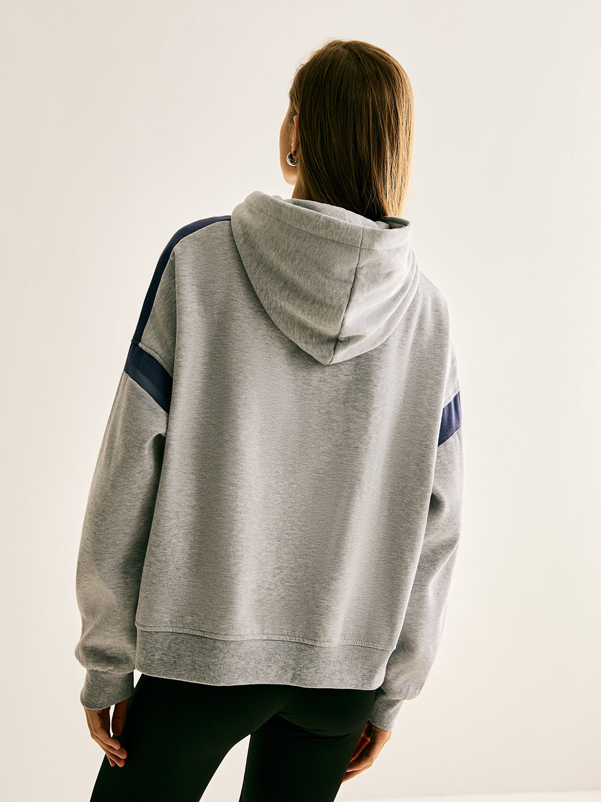 Isabella - Luxe Athleisure Kleurblok Hoodie