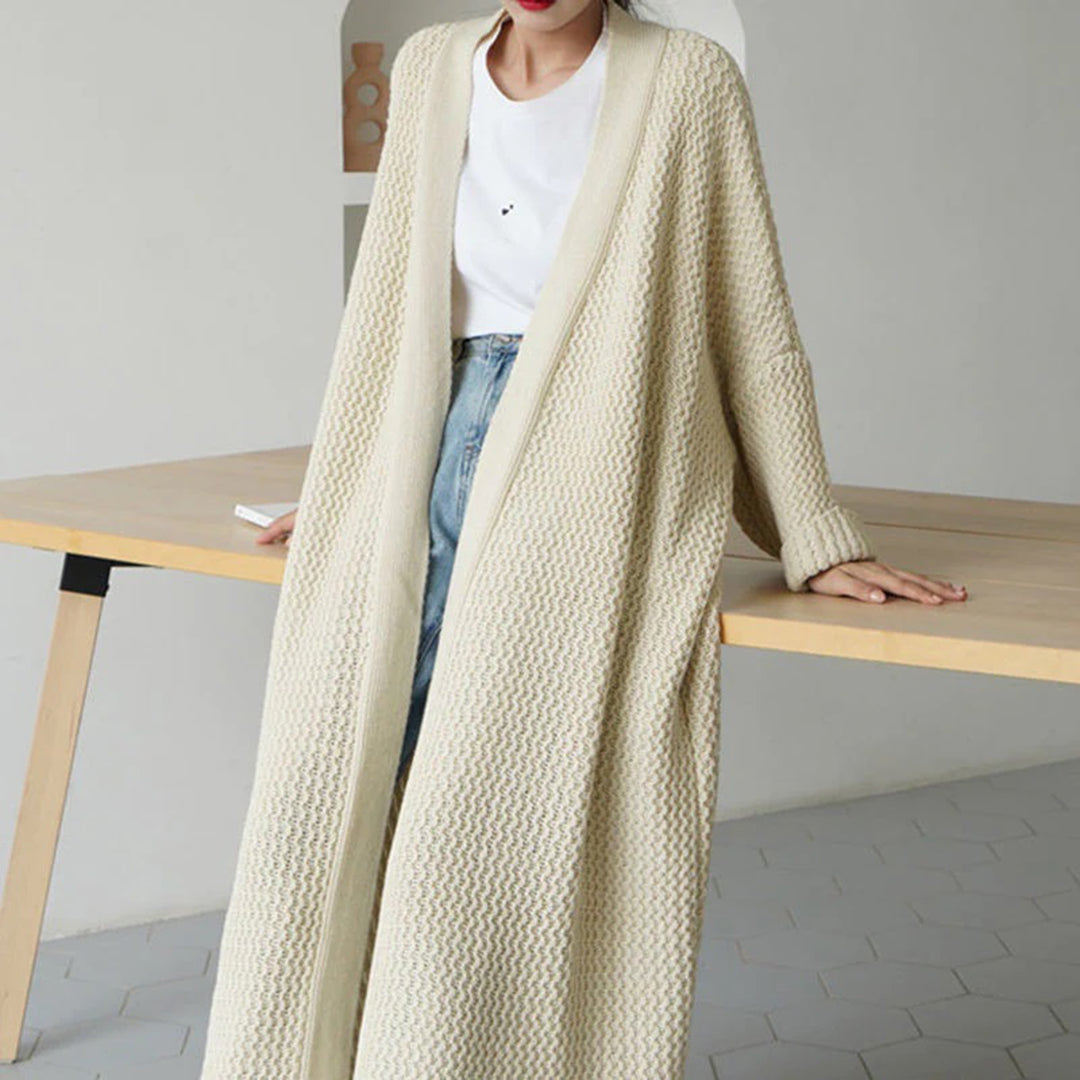 Alicia | Elegante Gebreide Cardigan met Lange Mouwen