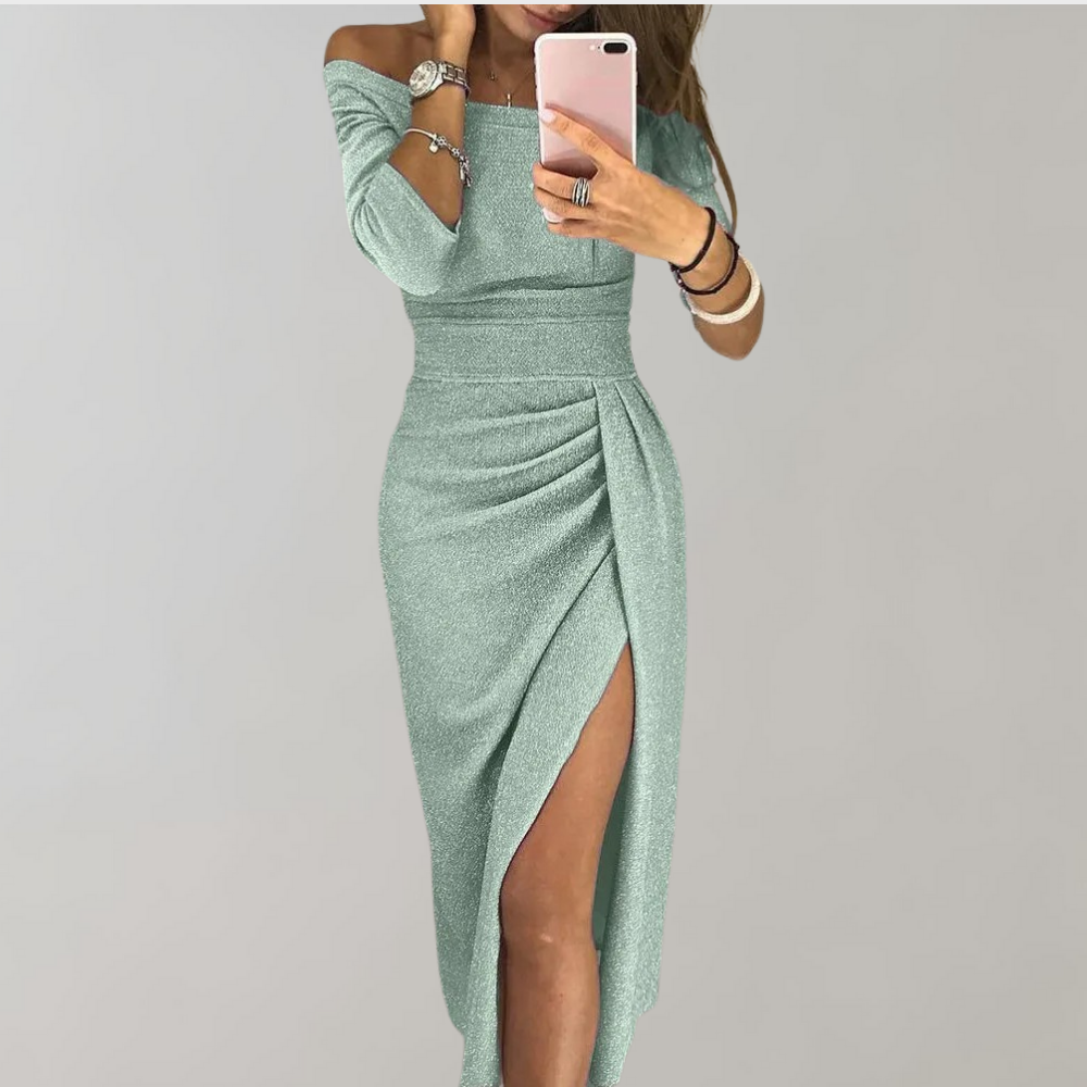 Annelie | Elegant Glitter Feestjurk
