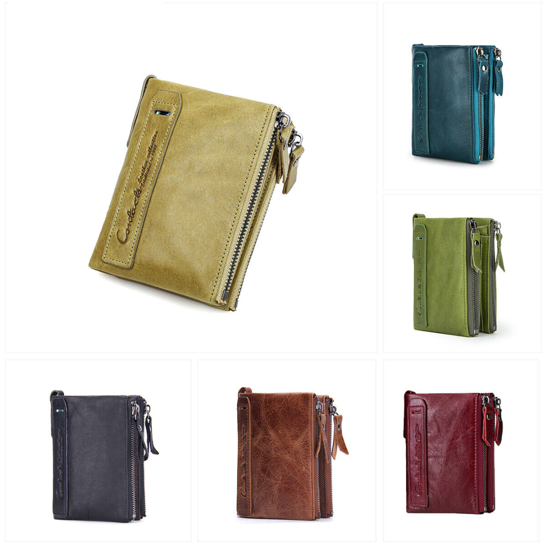 Luna Dubbele Rits Portemonnee | Compact en Elegant