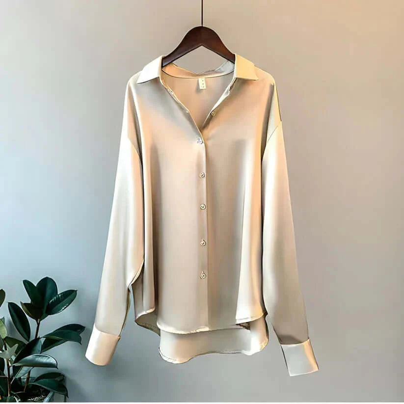Camille Zijde Blouse | Luxe en Elegante Damesblouse