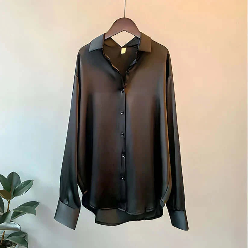 Camille Zijde Blouse | Luxe en Elegante Damesblouse