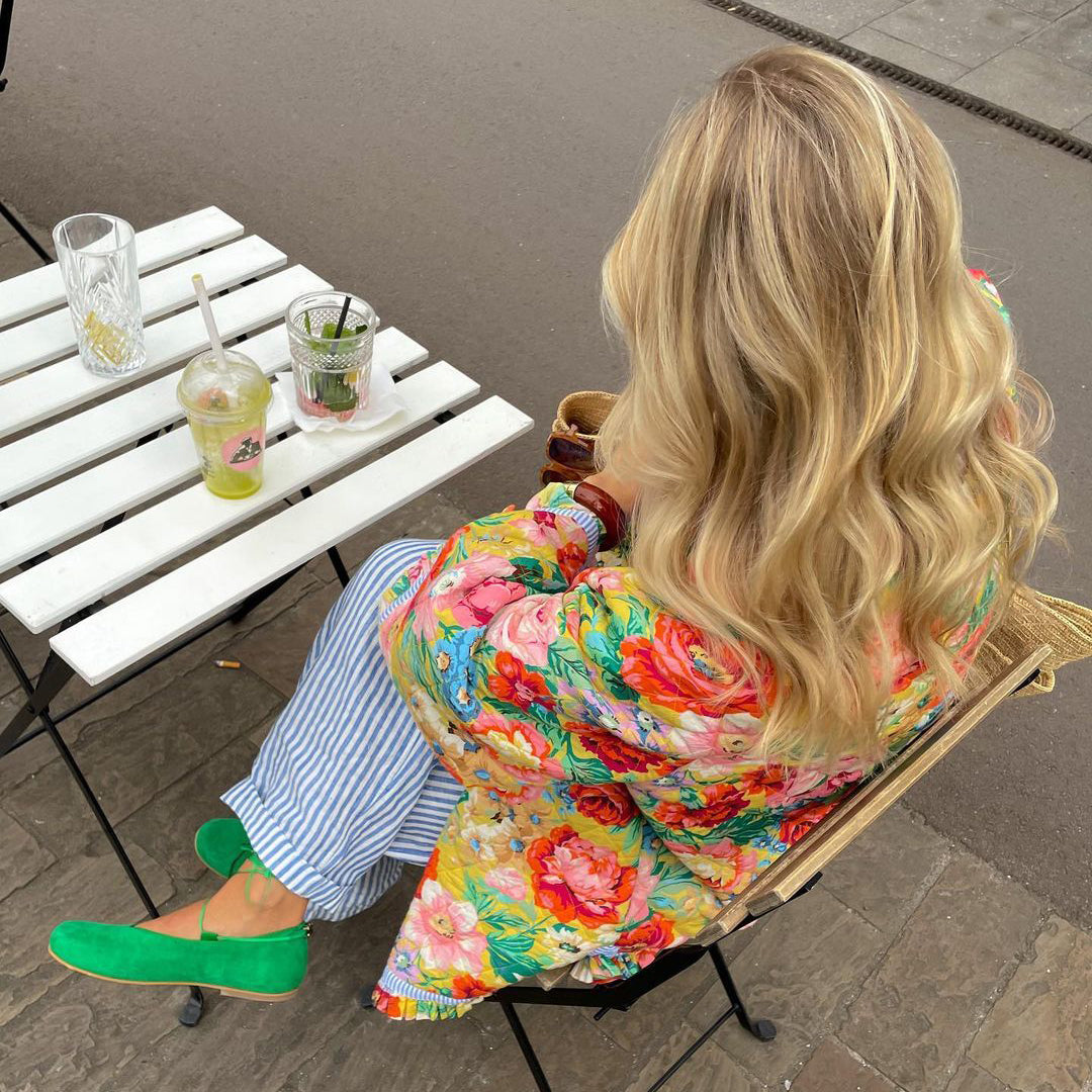 Fleur Boho Jas – Kleurrijke en Unieke Stijl