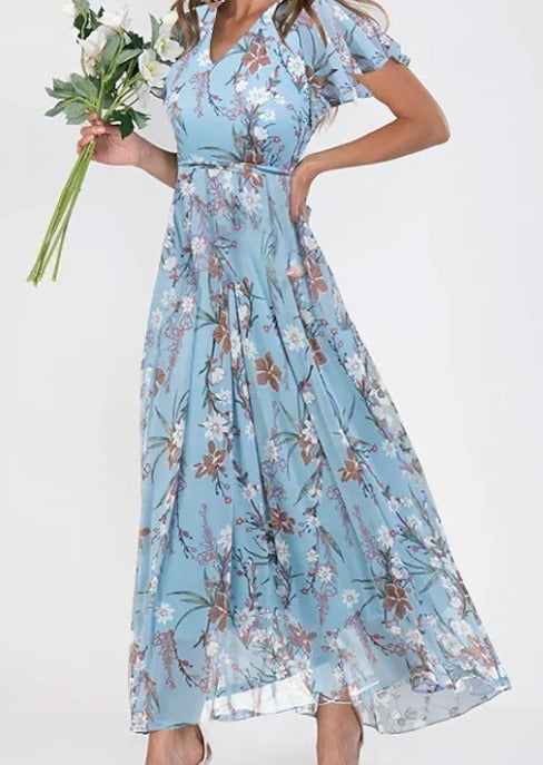 Isabella Elegante Bloemenjurk – Vrouwelijk & Comfortabel