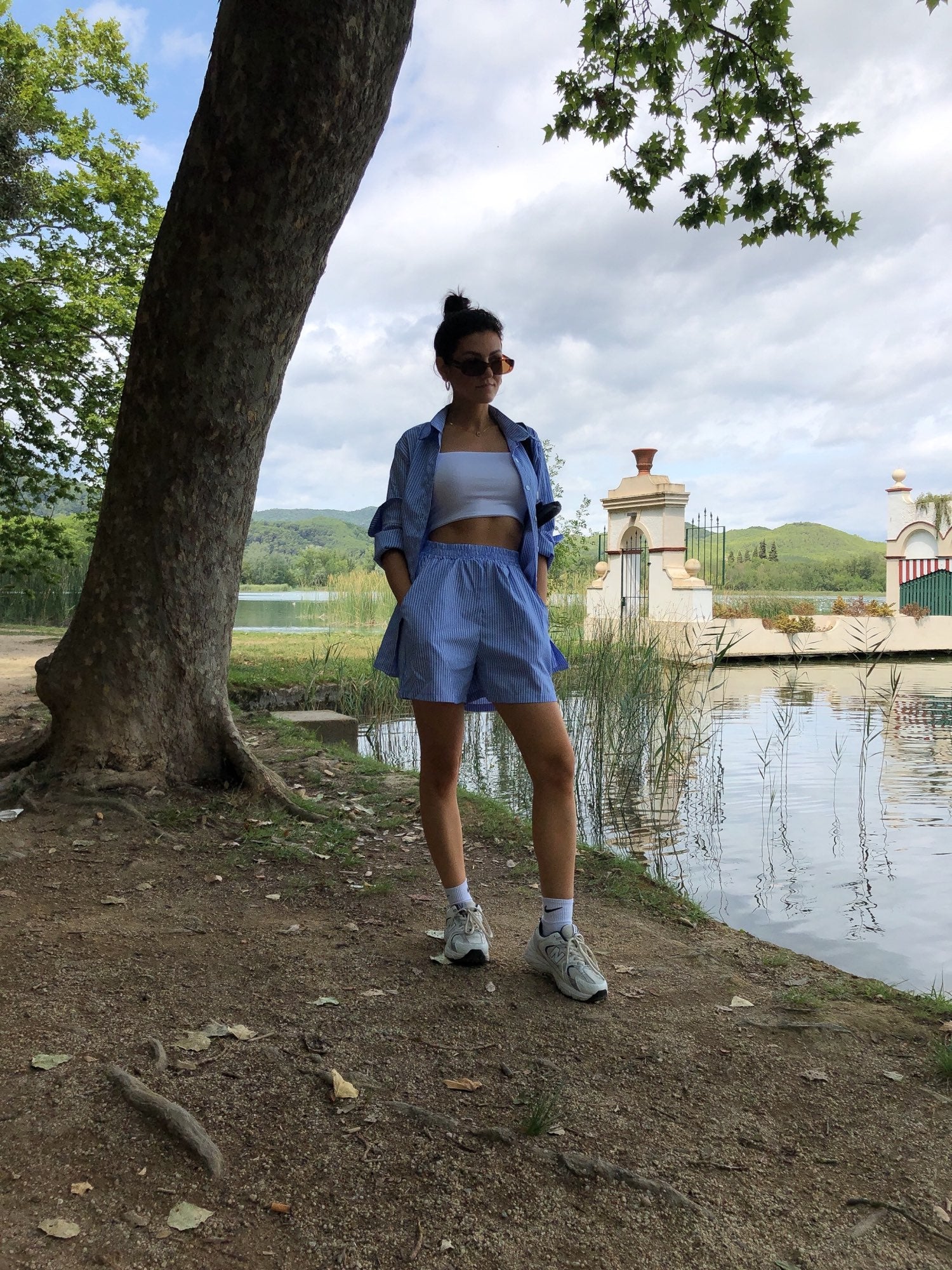 Livia Luxe Gestreepte Pyjama Set