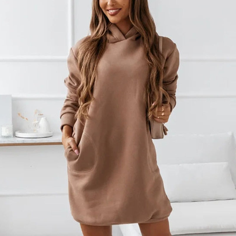 Lieva Hoodie Jurk | Zacht & Comfortabel