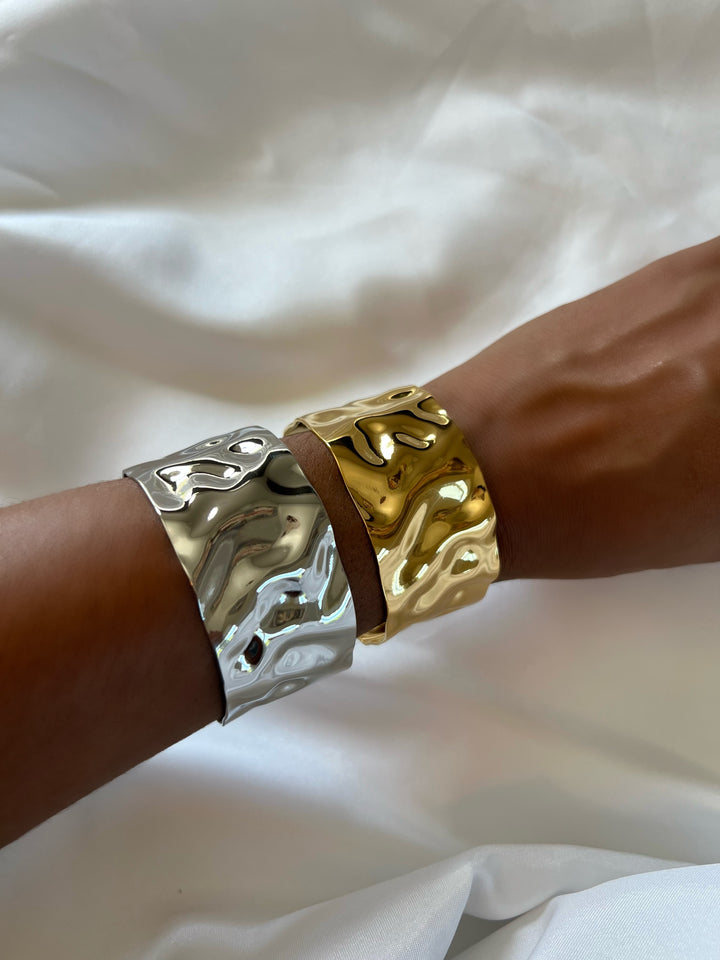 Amélie Gehamerde Gouden Armband