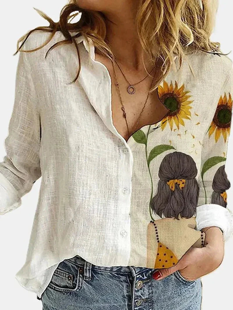 Agatha Zomerse Luchtige Damesblouse met Stijlvolle Relaxed Fit
