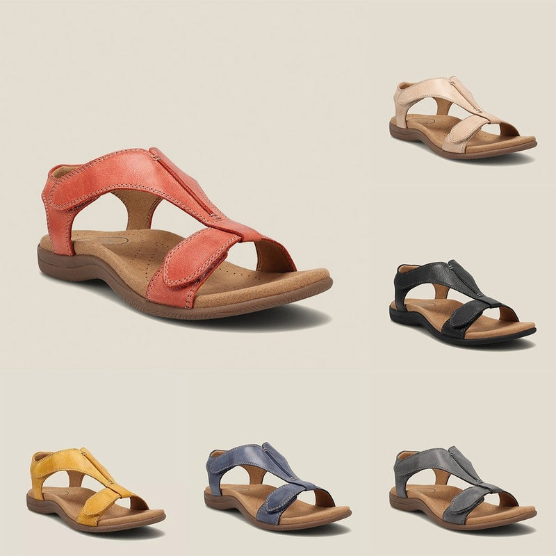 Giulia Comfortabele Leren Orthopedische Sandalen voor Dames
