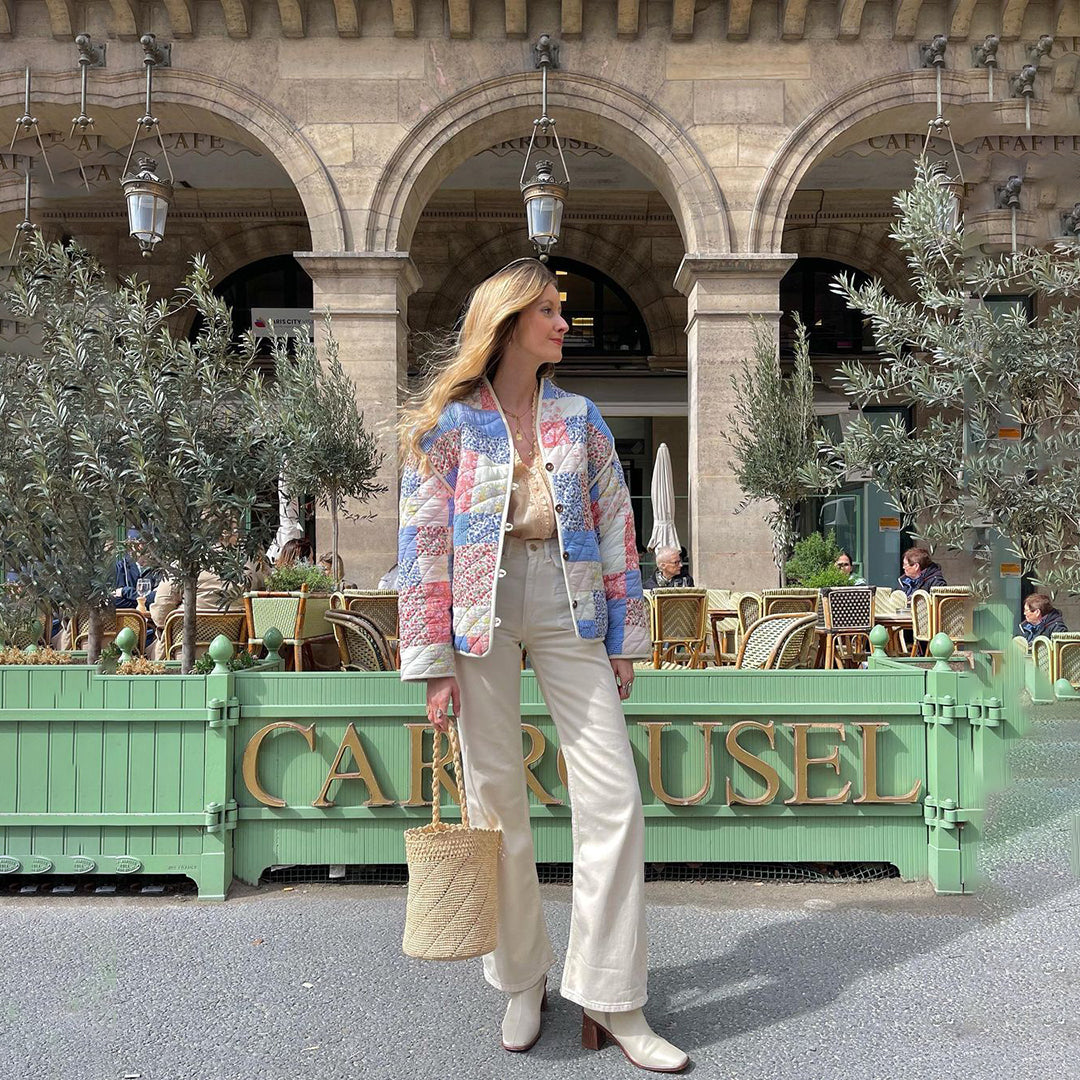Fleur Boho Jas – Kleurrijke en Unieke Stijl