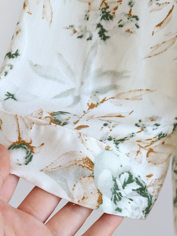 Amalia Luxe Katoenen Pyjama Set met Lange Mouwen (2-delig)