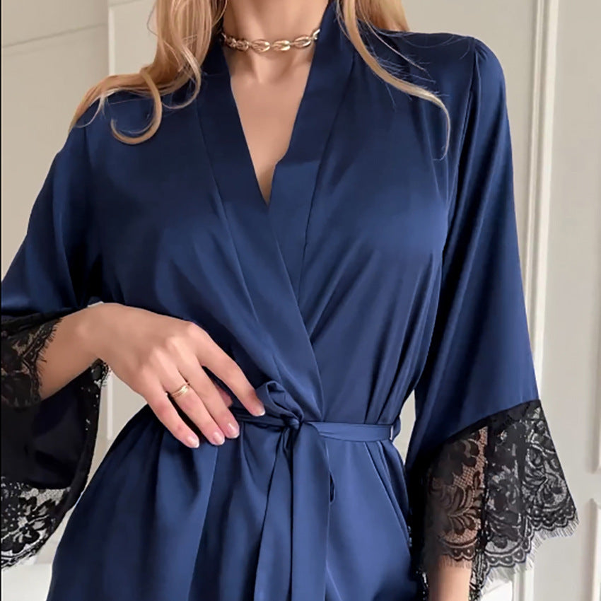 Eline Zijdezachte Satijnen Pyjama Set