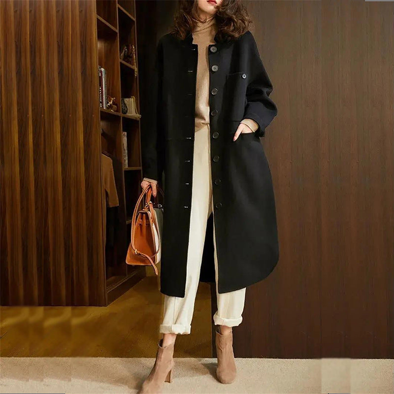 Elisa Luxe Cashmere Jas - Elegantie en Comfort voor Elk Seizoen
