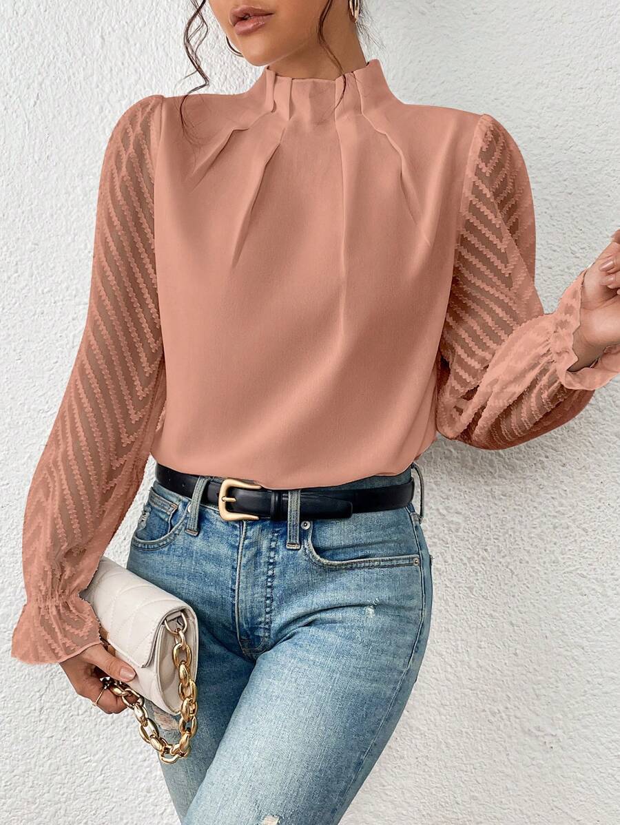 Victoria Elegant Chiffon Blouse – Luxe and Timeless Style
