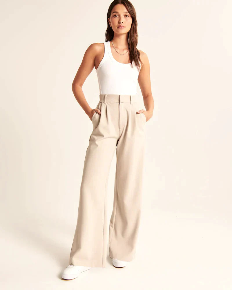 Mia | Elegante Wijde Broek