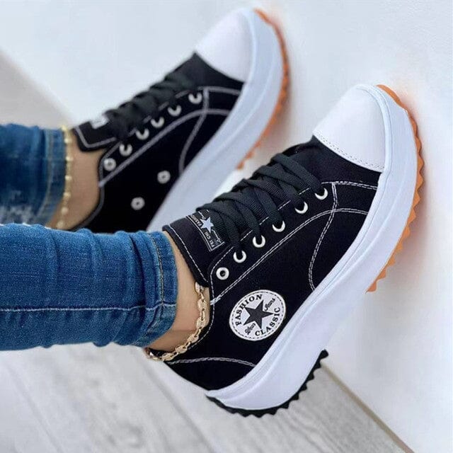 Lena Comfortabele Platform Sneakers – Trendy & Veelzijdig