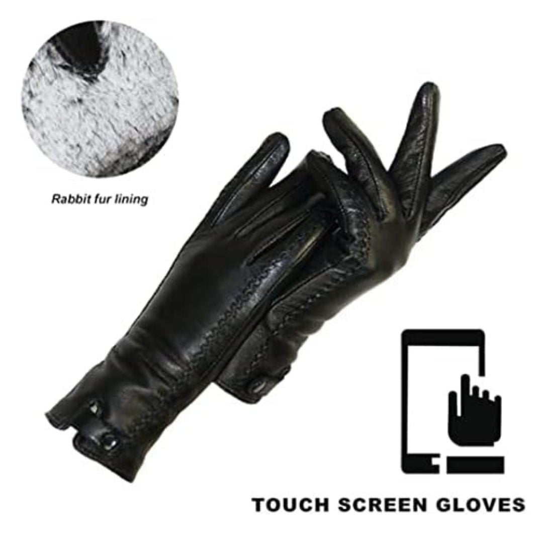 Charlotte Luxe Leather Gloves | Vintage and Comfortable
