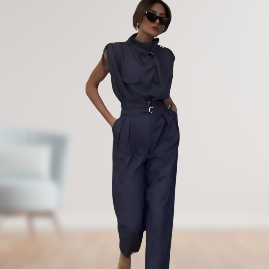 Sienna Elegante Mouwloze Jumpsuit – Stijlvol & Comfortabel