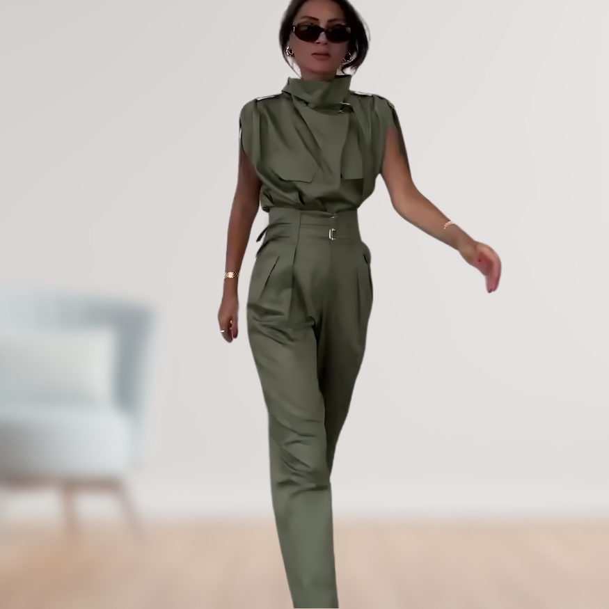 Sienna Elegante Mouwloze Jumpsuit – Stijlvol & Comfortabel