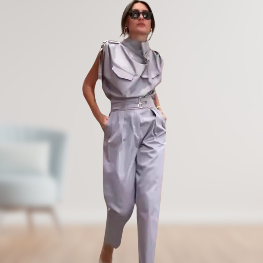 Sienna Elegante Mouwloze Jumpsuit – Stijlvol & Comfortabel