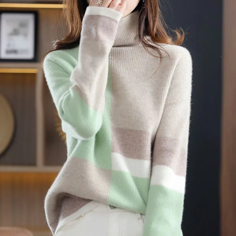 Duna | Elegante High-Neck Trui