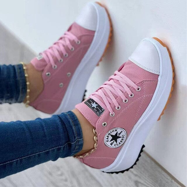 Lena Comfortabele Platform Sneakers – Trendy & Veelzijdig